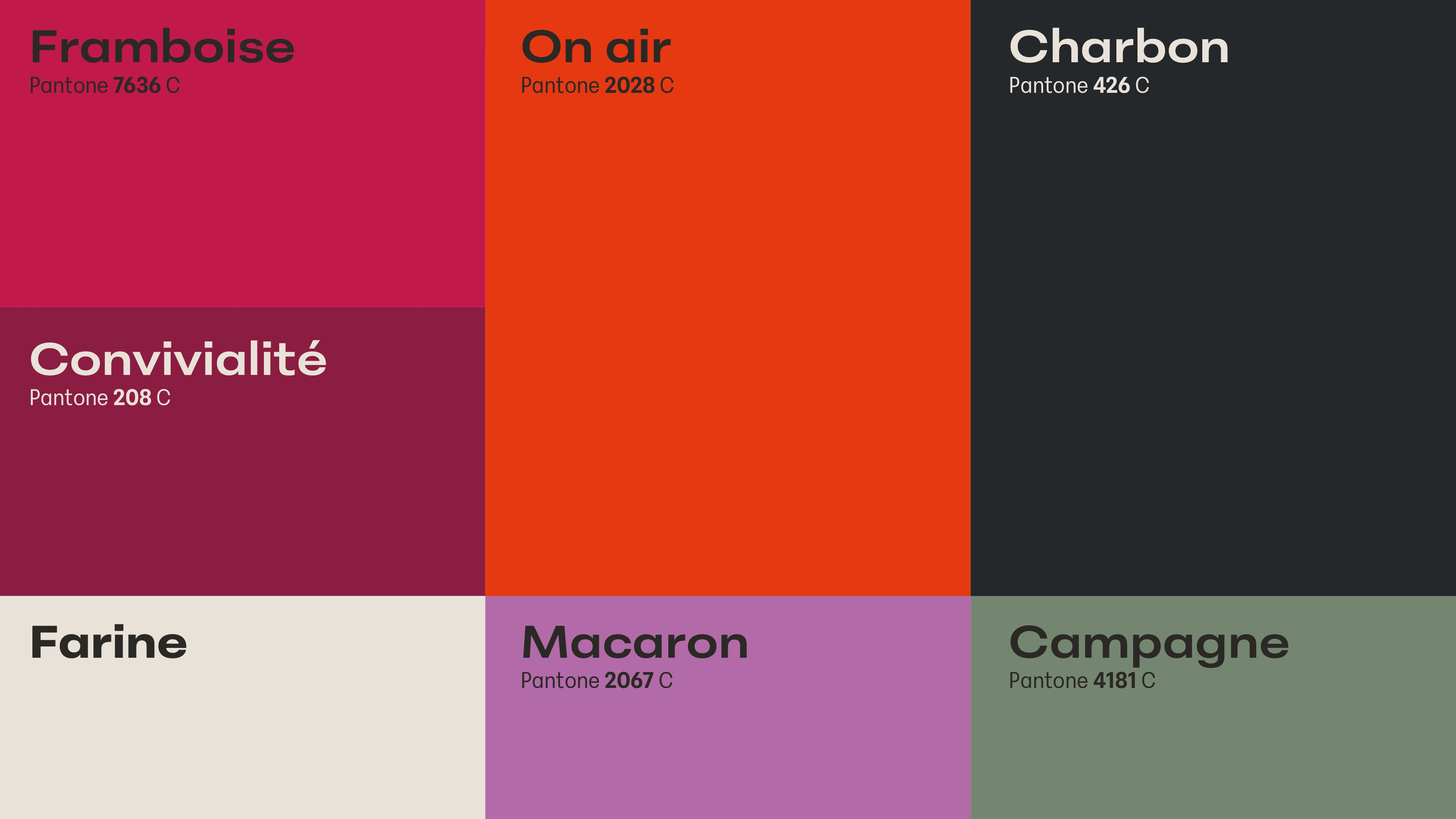 Palette de couleur de l’édition 10.71