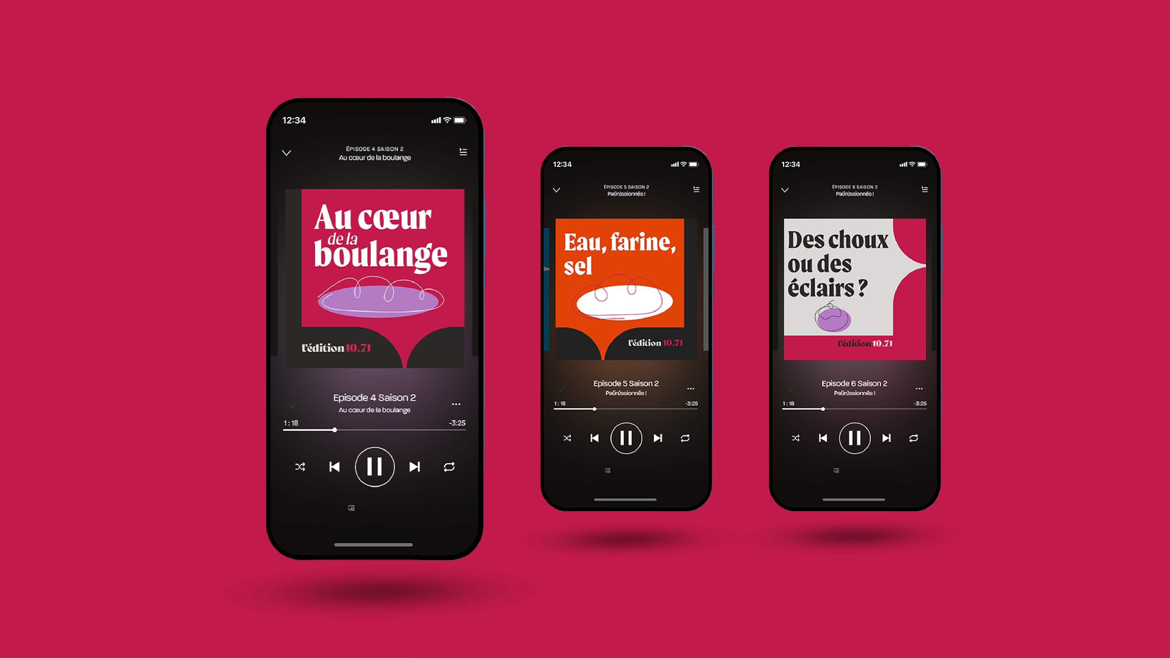 Principe des visuels pour les podcasts de l’Édition 10.71