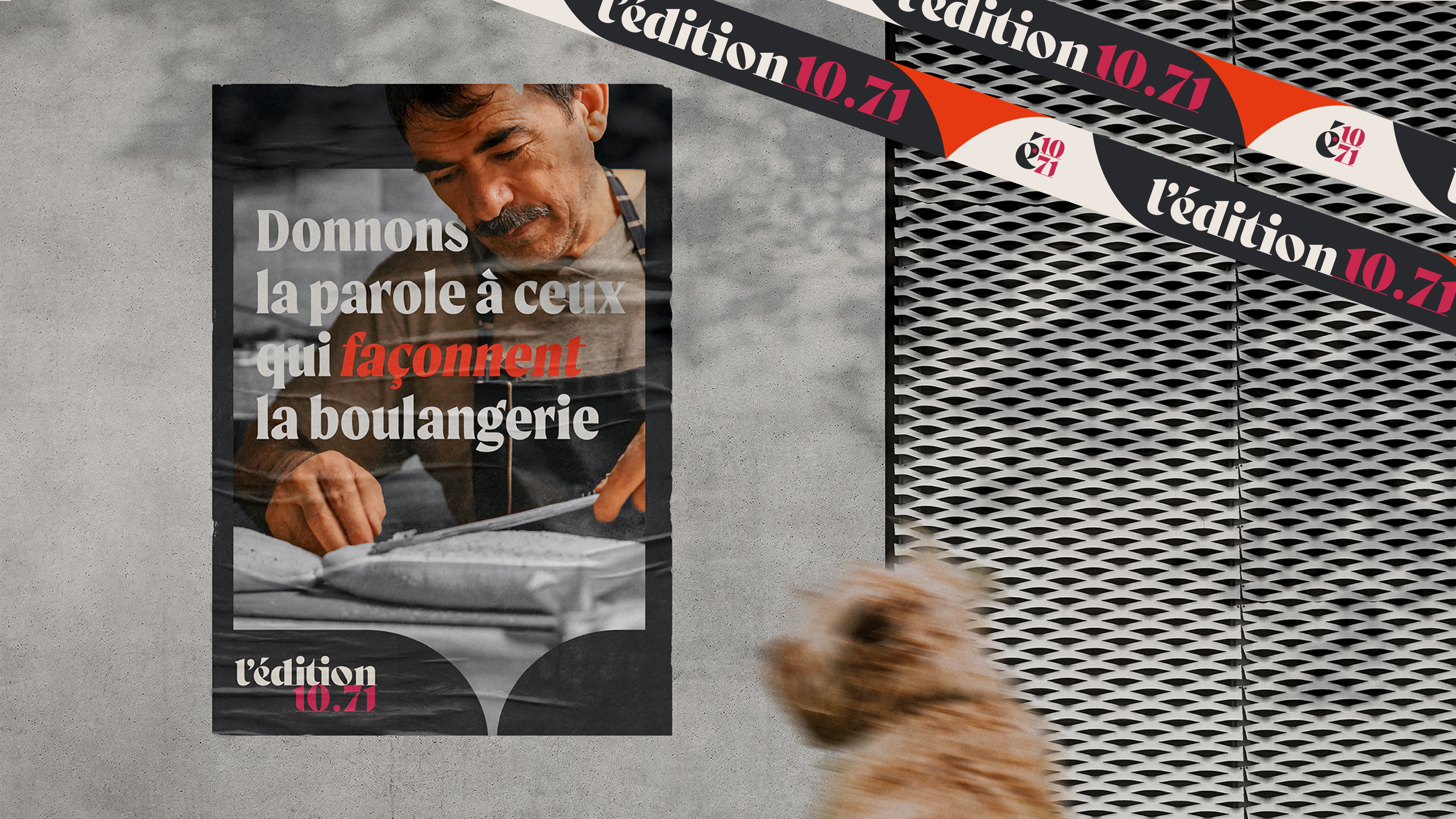 Utilisation des principes visuels de la marque pour la mise en place de keyvisuel dans les différentes communications